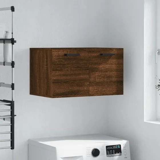 vidaXL vægskab 60x36,5x35 cm konstrueret træ, brun eg