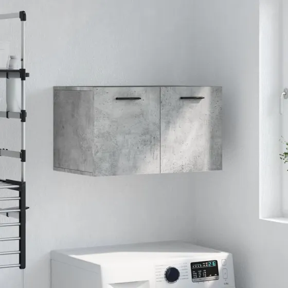 vidaXL vægskab 60x36,5x35 cm konstrueret træ - betongrå