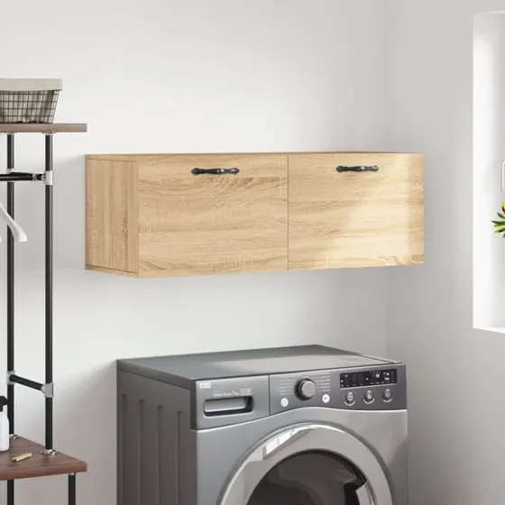 vidaXL vægskab 100x36,5x35 cm i sonoma-eg