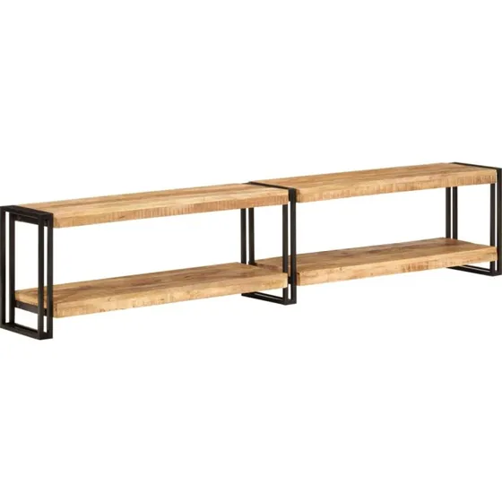 vidaXL TV-bord 200x30x40 cm i massivt mangotræ