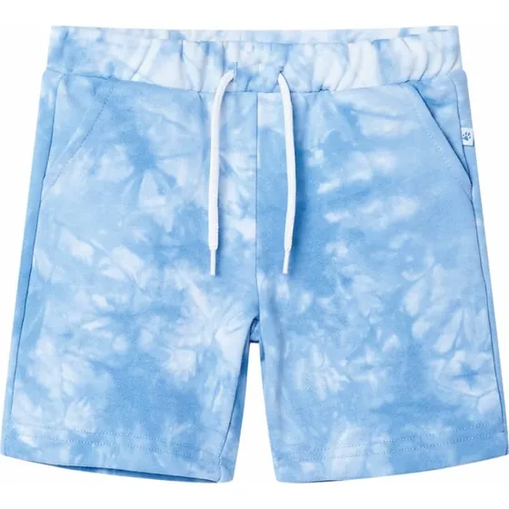 Shorts til børn str. 128 med snøre, lyseblå