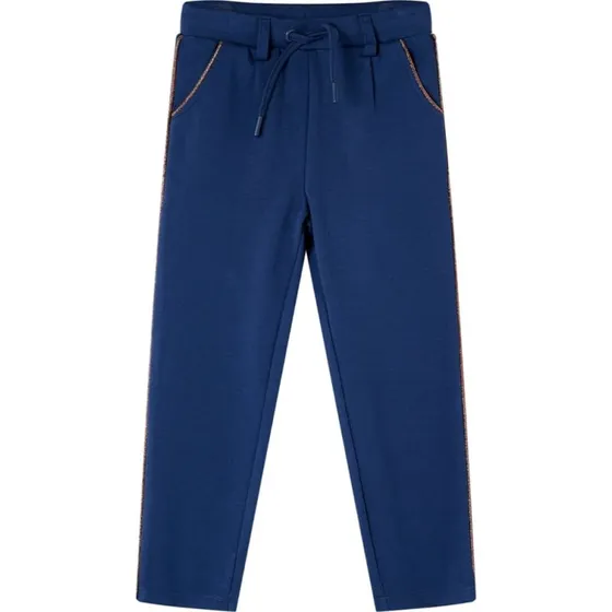 Brnekollektion Bukser str. 92 med snre  Marinebl