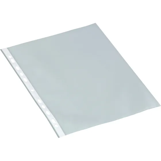 Bantex A5 plastlommer 0,08 mm præget, åben top 100 stk