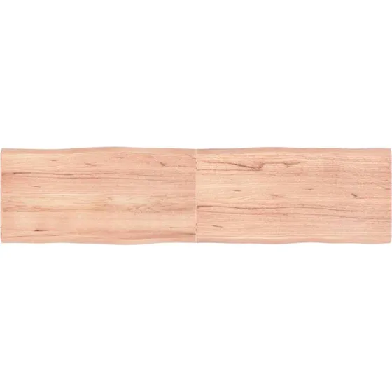 vidaXL bordplade 160x40x(2-4) cm egetræ, naturlig kant
