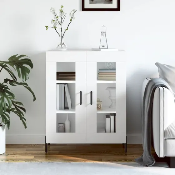 vidaXL skænk 69,5x34x90 cm hvid