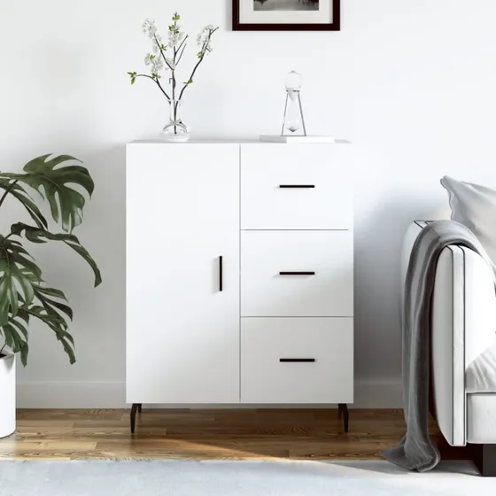 vidaXL skænk 69,5x34x90 cm hvid