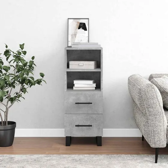 vidaXL sknk 34,5x34x90 cm konstrueret tr betongr