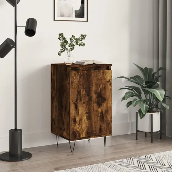 vidaXL skænk 40x35x70 cm i konstrueret træ, røget eg