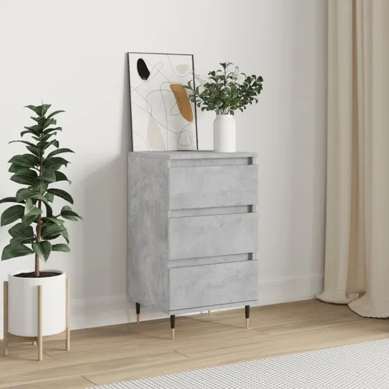 vidaXL skænk 40x35x70 cm betongrå