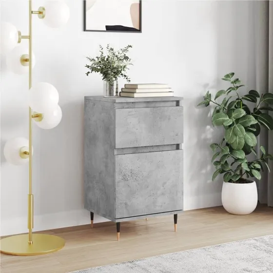 vidaXL skænk 40x35x70 cm i konstrueret træ, betongrå