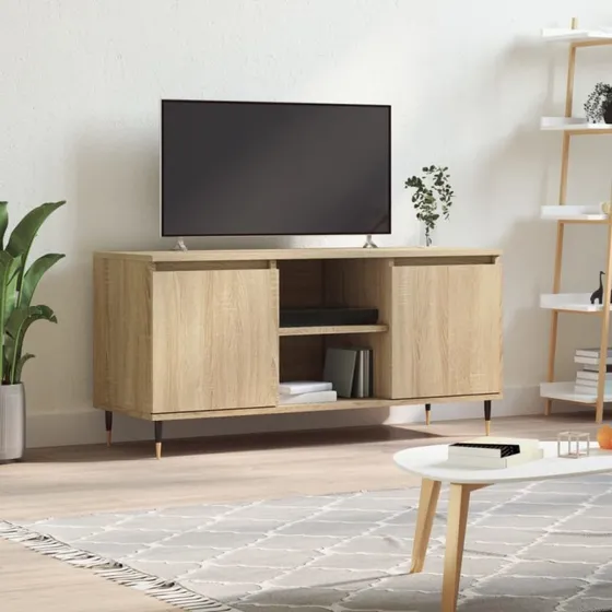 vidaXL TV-bord 104x35x50 cm i sonoma-eg