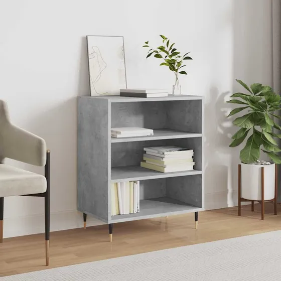 vidaXL skænk 57x35x70 cm konstrueret træ – betongrå