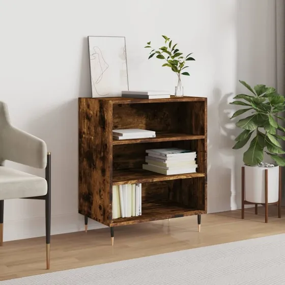 vidaXL skænk 57x35x70 cm konstrueret træ – røget eg