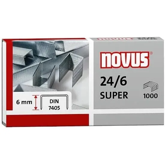 Novus re+new 24/6 Super hæfteklammer 1000 stk