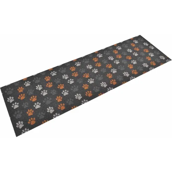 vidaXL køkkentæppe 60x180 cm potedesign i vaskbar velour