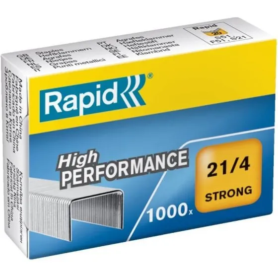 Rapid 21/4 Strong galvaniserede hæfteklammer 1000 stk