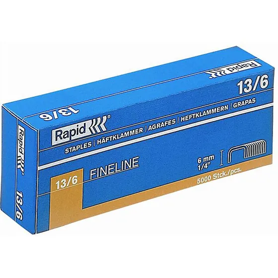 Rapid hæfteklammer 13/10 mm (5000 stk)