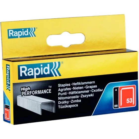 RAPID Hæfteklammer S53 (6 mm) galvaniserede 2500 stk