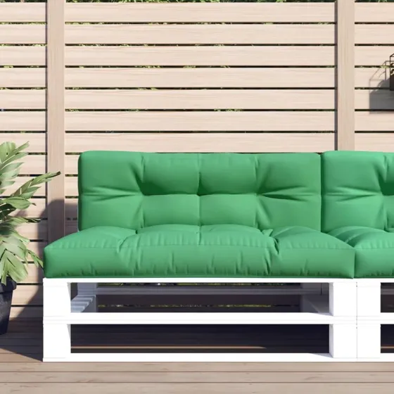 vidaXL pallehynder 2 stk. grøn (polyester)