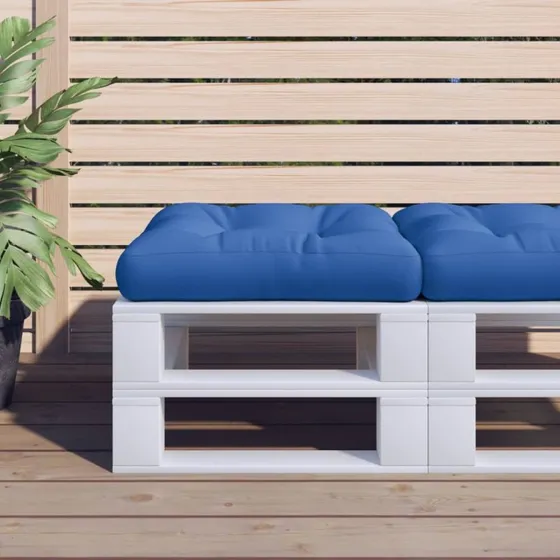 vidaXL pallehynde i polyester kongeblå