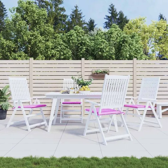 vidaXL hynde til havestol 4 stk 40x40x4 cm pink