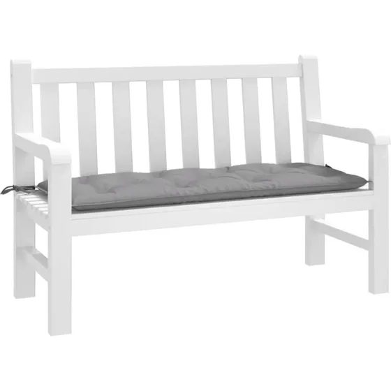 vidaXL hynde til havebænk 120x50x7 cm, Oxfordstof grå