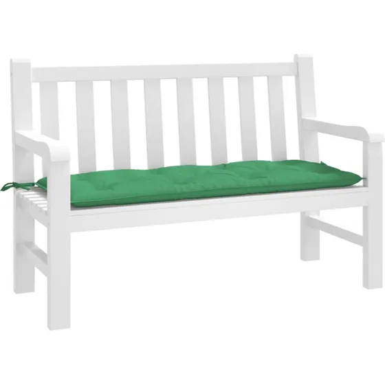 vidaXL hynde til havebænk 120x50x7 cm grøn