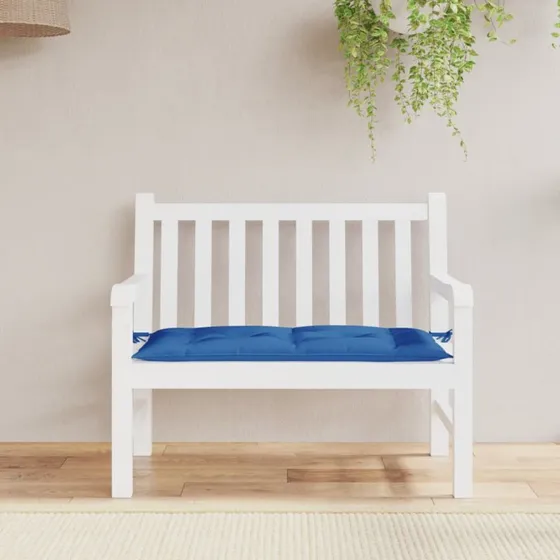 vidaXL hynde til havebænk 110x50x7 cm Oxfordstof blå
