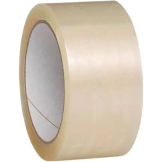 Roliba PP pakketape, klar, 50 mm x 66 m