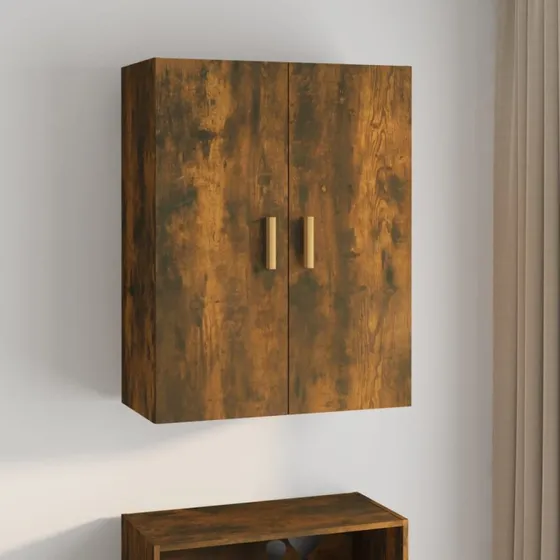 vidaXL vægskab 69,5x34x90 cm - røget egetræsfarve