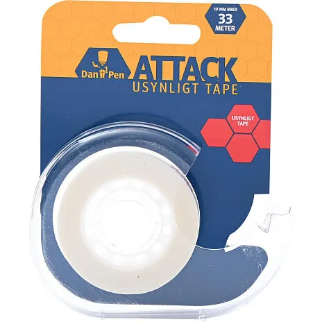 Danpen Attack usynligt tape 19 mm x 33 m
