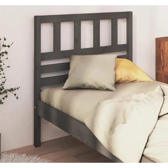 vidaXL sengegrde 96x4x100 cm massivt fyrretr, gr