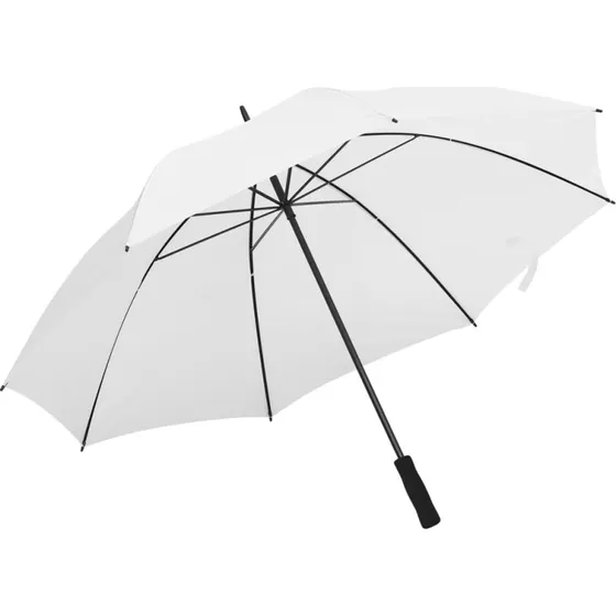 vidaXL paraply 130 cm hvid