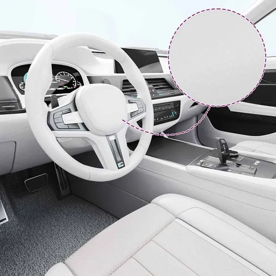 vidaXL bilfolie 100x150 cm mat hvid