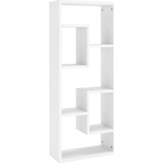 vidaXL væghylde 36x16x90 cm konstrueret træ hvid