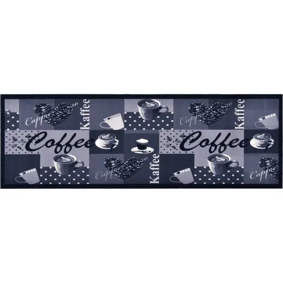 vidaXL vaskbar kkkenmtte 60x180 cm - bl kaffetryk