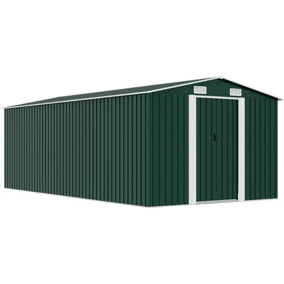 vidaXL haveskur metal 257x489x181 cm, grn
