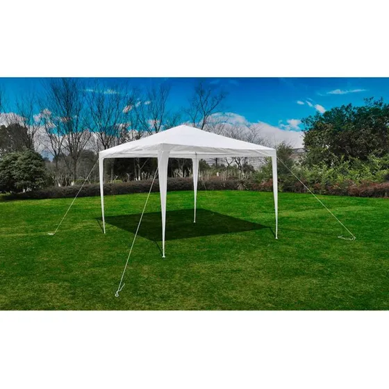 vidaXL havepavillon 3 x 3 m, pyramideformet tag, hvid