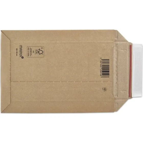 Master'In Bølgepapkonvolutter A4L 250x353 2–63 mm, 100 stk