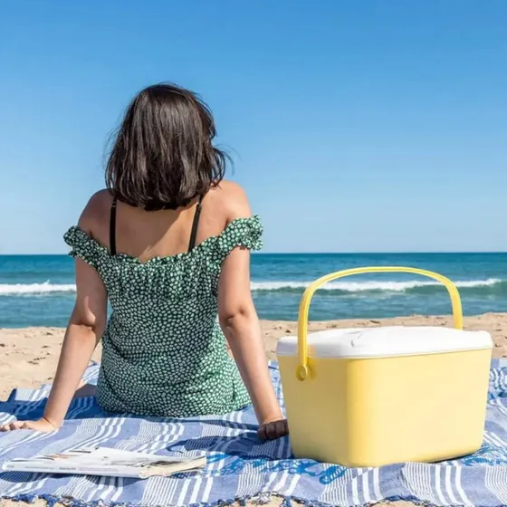 InnovaGoods Lilty 15 L brbar kleboks - gul