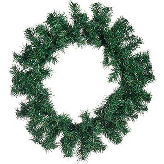 Krist+ Adventskrans, grn plastik 40 x 6 x 40 cm