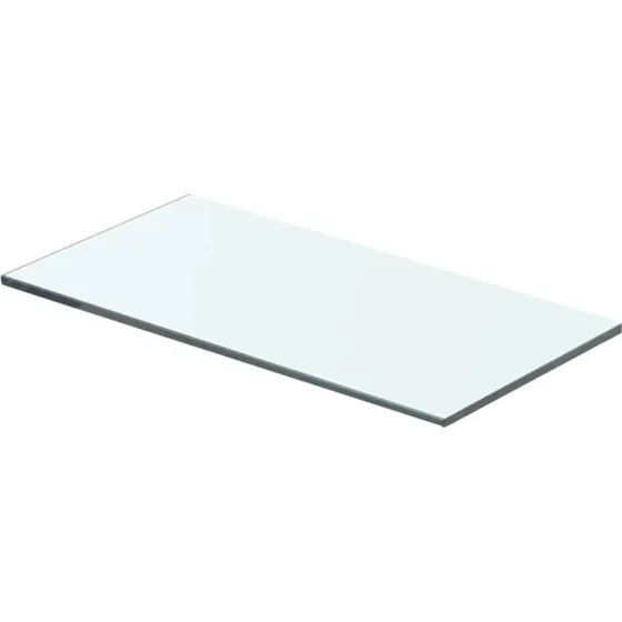vidaXL glashylde 40x15 cm klar, hærdet 8 mm (15 kg)