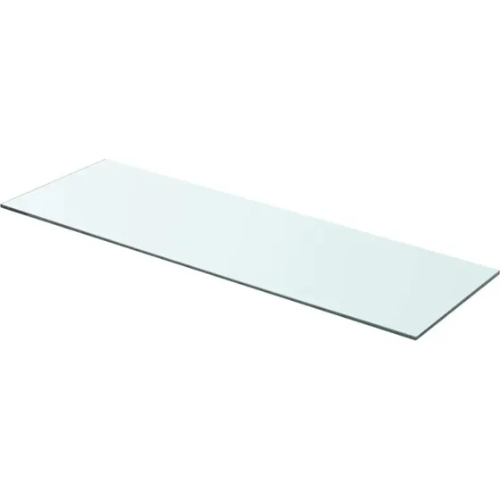 vidaXL glashylde 80x25 cm klar (hærdet glas 8 mm)
