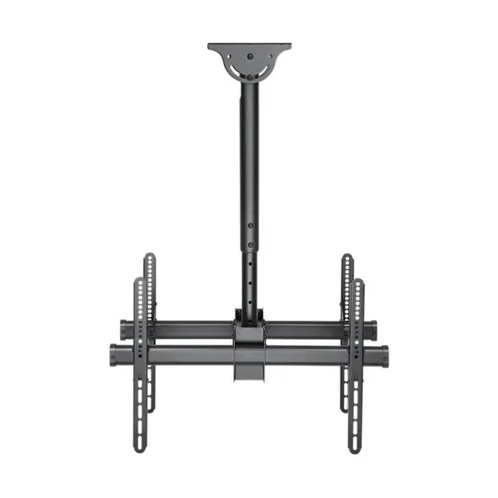 Deltaco Telescopisk dobbelt loftbeslag til TV/skrme