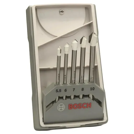 Bosch CYL-9 Ceramic fliseborsæt, 5 dele (5,5–10 mm)