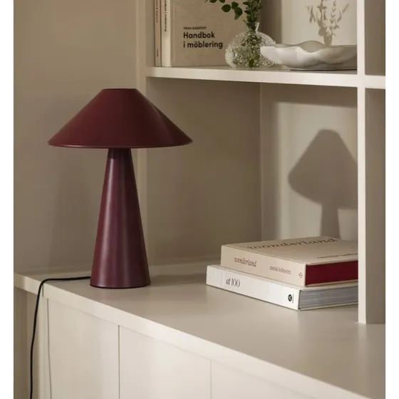 Globen Lighting Cannes bordlampe 40 cm rød