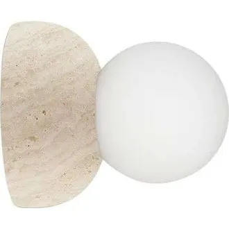 Globen Lighting Torrano 13 cm vg-/loftlampe IP44 travertin/beige