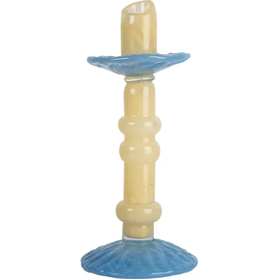 Byon Lara M lysestage 26 cm, lys beige/lysebl