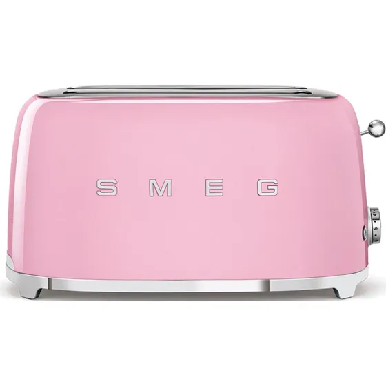 Smeg TSF02PKEU Brødrister 4-skiver, rosa