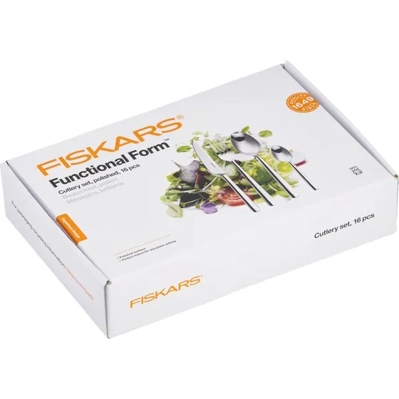 Fiskars Functional Form bestikst 16 dele, blank